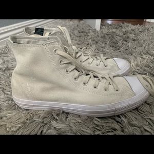 White suede Water Repellent Converse
